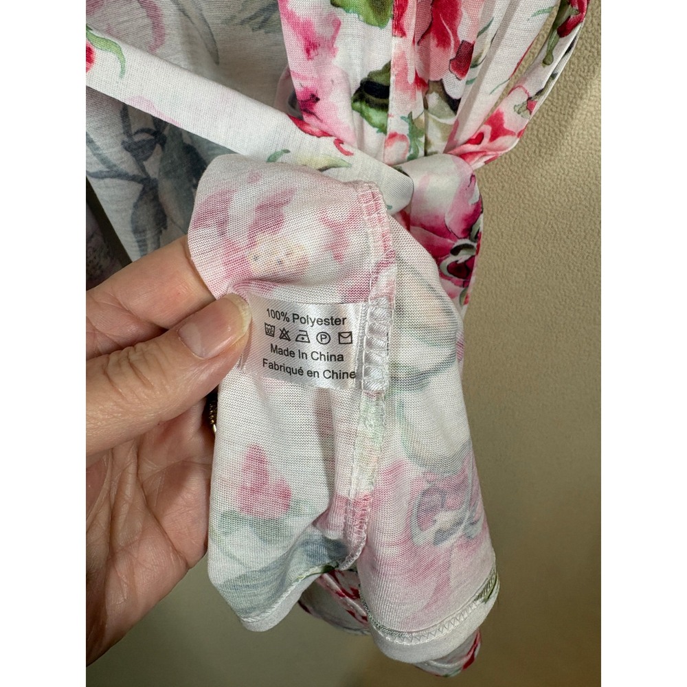 Show Me Your Mumu Brie Floral Robe One Size Cozy Comfort Boho-Chic Cottagecore - Picture 5 of 7